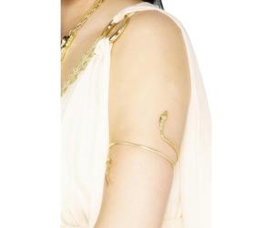 Smiffy's Smiffys Pulsera egipcia, dorada, diseño de serpiente Halloween, Carnaval