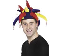 Smiffy's Smiffys Sombrero de bufón, con campanillas Halloween, Carnaval
