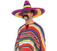 Smiffy's Smiffys Sombrero grande, multicolor Halloween, Carnaval