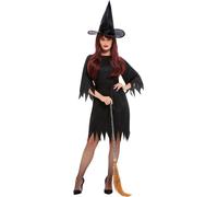Smiffys Spooky Witch Costume, Black (Size L)