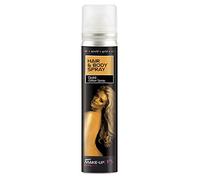 Smiffys Spray para pelo y cuerpo, dorado, brillantina, envase 75ml