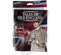 Sherlock Holmes Disfraz Kit Tubo Lupa Cristal Carnaval Lote