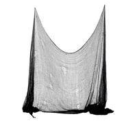 Smiffys Tela espeluznante, Negra, 75cm x 300cm Halloween, Carnaval