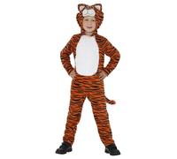 Smiffys Tiger Costume, Orange & Black (Size L)