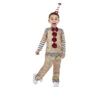 Smiffys Toddler Vintage Clown Costume, Grey (Size T2)