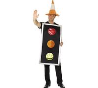 Smiffys Traffic Light Costume, Black