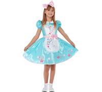 Smiffys Traje de Alicia en el país de las maravillas, Azul, Vestido y accesorio para el pelo