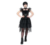 Smiffys Traje de vestido de fiesta gótico, con vestido Halloween