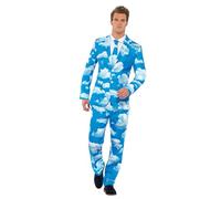 Smiffys Traje por las nubes, con Chaqueta, Pantalones y Corbata Halloween, Carnaval