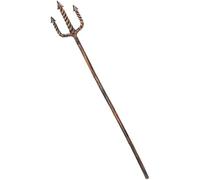 Smiffys Tridente extensible de bronce de 137 cm, 5 piezas, disfraz histórico, accesorios de disfraces para adultos