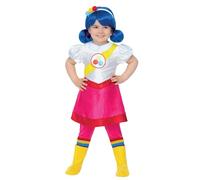 Smiffys True and the Rainbow Kingdom, disfraz real, vestido blanco y rosa para niños, leggings, bolsa falsa, fundas para botas y diadema, atuendo con licencia oficial