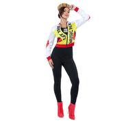 Smiffys Women’s Push It Pop Queen Costume, Retro Bomber Jacket, “Let the Music P