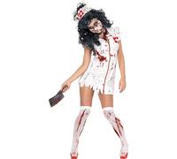 Smiffys Zombie Nurse Costume, White (Size S)
