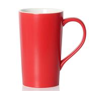 Smilatte 20 onzas Taza de caf extra grande M007 Copa de t de leche con leche de cermica grande y alto con mango para pap Hombres mujeres Navidad