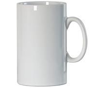 Smilatte Taza de café de cerámica extra grande de 28 onzas, taza de té clásica de porcelana M018 con asa para oficina y hogar, color blanco
