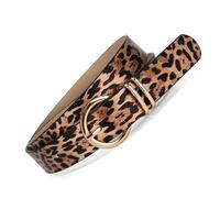 Smilbaley Cinturón De Leopardo, Cinturones De Mujer Modernos, Cinturón De Mujer Con Estampado De Leopardo, Moda Casual, Se Utiliza para Los Vestidos, Jeans, Faldas De Baile (Color café)