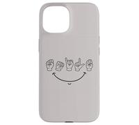 Smile American Sign Language ASL Carcasa para iPhone 15