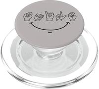 Smile American Sign Language ASL PopSockets PopGrip para MagSafe
