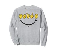 Smile American Sign Language ASL Sudadera