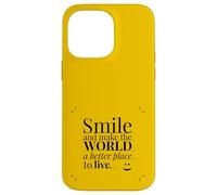 Smile and Make The World a Better Place to Live. Carcasa para iPhone 14 Pro MAX