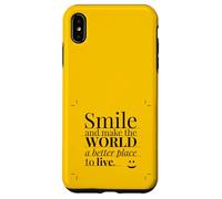 Smile and Make The World a Better Place to Live. Carcasa para iPhone XS MAX