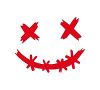 Smile Face Car Stickers - Pegatinas impermeables para casco de bicicleta, paquete de gráficos reflectantes de alta visibilidad, colección de símbolos decorativos adhesivos para coches eléctricos