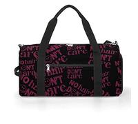 Smile Face of No Hair Don't Care - Bolsa de gimnasio divertida con compartimento para zapatos, bolsa de viaje para fin de semana, bolsa de yoga, bolsa de viaje