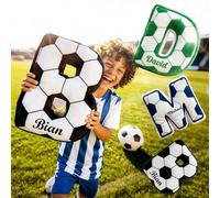 Smile lab Cojín Personalizado con Nombre, Cojín 3D con Letra Inicial A-Z, Almohada Decorativa en Forma de Letra para Casa, Sofá, Dormitorio, Cama, Regalo Personalizado para Cumpleaños y Festividades