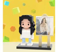 Smile lab Figuras Personalizadas Hechas de Ladrillos de construcción Rompecabezas de Bloques de Fotos Personalizados Regalos de cumpleaños de San Valentín de Navidad para Parejas, Hombres y Mujeres