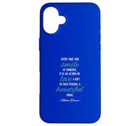 Smile Love Beautiful Thing - Santa Teresa de Calcuta Imprimir Carcasa para iPhone 16 Plus