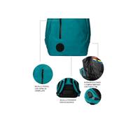 Smile - Mochila Antirrobo para Portátil hasta 16 pulgadas The Rock con Puerto USB color Azul