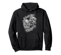 Smile Now Cry Later Arte Chicano Tatuaje Cholo Clown Sudadera con Capucha