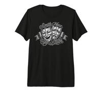 Smile Now Cry Later Chicano Art Tattoo Cholo Clown Chola Camiseta Premium