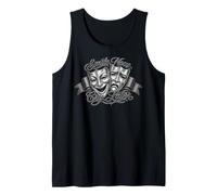Smile Now Cry Later Chicano Art Tattoo Cholo Clown Chola Camiseta sin Mangas