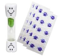 Smile - Temporizador para cepillos de dientes y 40 tabletas reveladoras (temporizador verde)