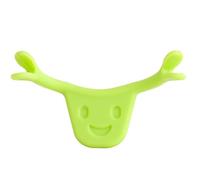 Smile Trainer - Soporte de silicona para estiramiento, levantamiento de músculos, entrenamiento de levantamiento de boca, para ejercicio facial en forma de boca, corrector de sonrisa, color morado