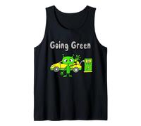 Smilealotteesa Un divertido coche eléctrico marciano que se vuelve ecológico Camiseta sin Mangas