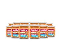 Smileat - Pack de 12 Tarritos de Ca-Chi-Tos de Lenteja Roja con Quinoa - Sin Azúcar Añadido, Sin Sal, Sin Gluten, Sin Leche, Sin Huevos - Ideal para peques a Partir de 10 Meses - 230g