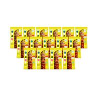 Smileat - Pack de 15 TRIBOO Snacks de Fruta sabor Limón y Manzana - Aperitivo para Niños - Alternativa a Gominolas y Chuches - Ideal para el Cole y Meriendas - 375g