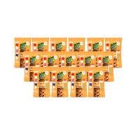 Smileat - Pack de 15 TRIBOO Snacks de Fruta sabor Manzana - Aperitivo para Niños - Alternativa a Gominolas y Chuches - Ideal para el Cole y Meriendas - 375g