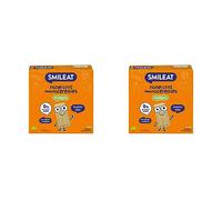 Smileat - Panecitos Multicereales Ecológicos, Ingredientes Naturales, Snacks y Meriendas, Para Bebés a Partir de los 6 Meses, 60g (Paquete de 2)