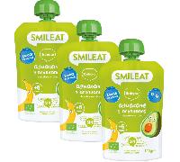Smileat Pouch Aguacate y Arándano +6m ECO 3x100 gr