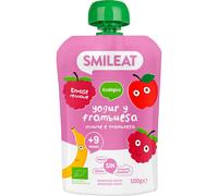 Smileat Pouch Ecológico de Yogur y Frambuesa 100 g