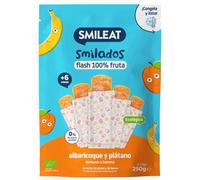 Smileat Smilado Albaricoque y Plátano ECO +6m 5x50 gr