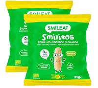 Smileat Smilitos de Manzana y Plátano ECO +8m 2x25 gr