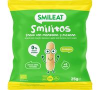 Smileat Smilitos Gusanitos Ecológicos de Manzana y Plátano 25 g