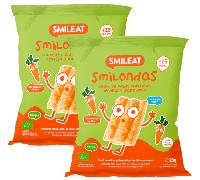 Smileat Smilondas de Maíz, Garbanzo, Lenteja y Zanahoria ECO +15m 2x25 gr