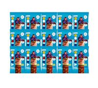 Smileat - Snack de Frutas Infantil, con Formas Divertidas, Ecológico, Ingredientes Naturales, sin Edulcorantes o Aditivos, Sano y Saludable, Sabor Arándanos y Manzana - Pack 15 x 25 g = 375g