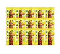 Smileat - Snack de Frutas Infantil, con Formas Divertidas, Ecológico, Ingredientes Reales, sin Edulcorantes o Aditivos, Sabor Limón y Manzana - Pack 15 x 25 g = 375g