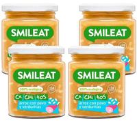 Smileat Tarrito CA-CHI-TOS Arroz con Pavo y Verduras +10m 4x230 gr